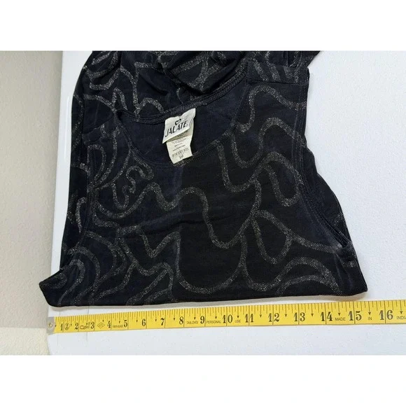 Vintage Jalate Dress Womens Small Black Sheer Maxi Fairy Grunge Whimsigoth Y2K - Picture 8 of 9